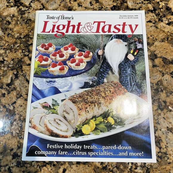 Taste of Homes Light And Tasty Cooking Recipe Magazines 2004 Back Issue Set Of 6 - Picture 12 of 13